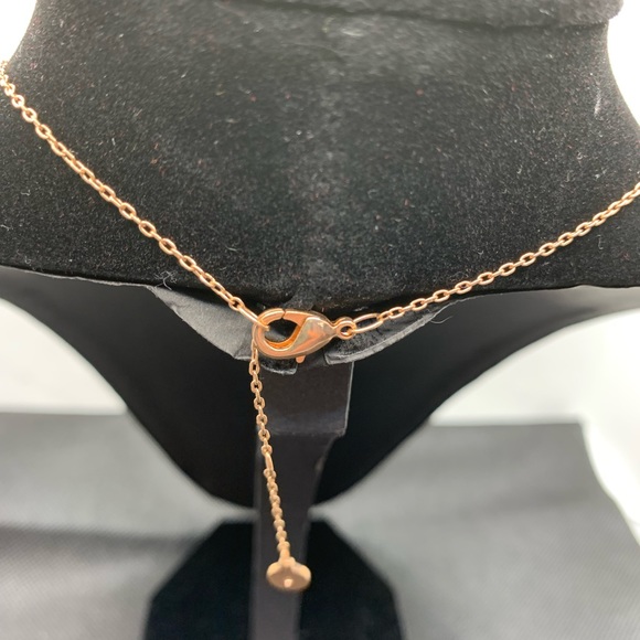 Rose Gold Triple Arrow Necklace - Picture 7 of 7